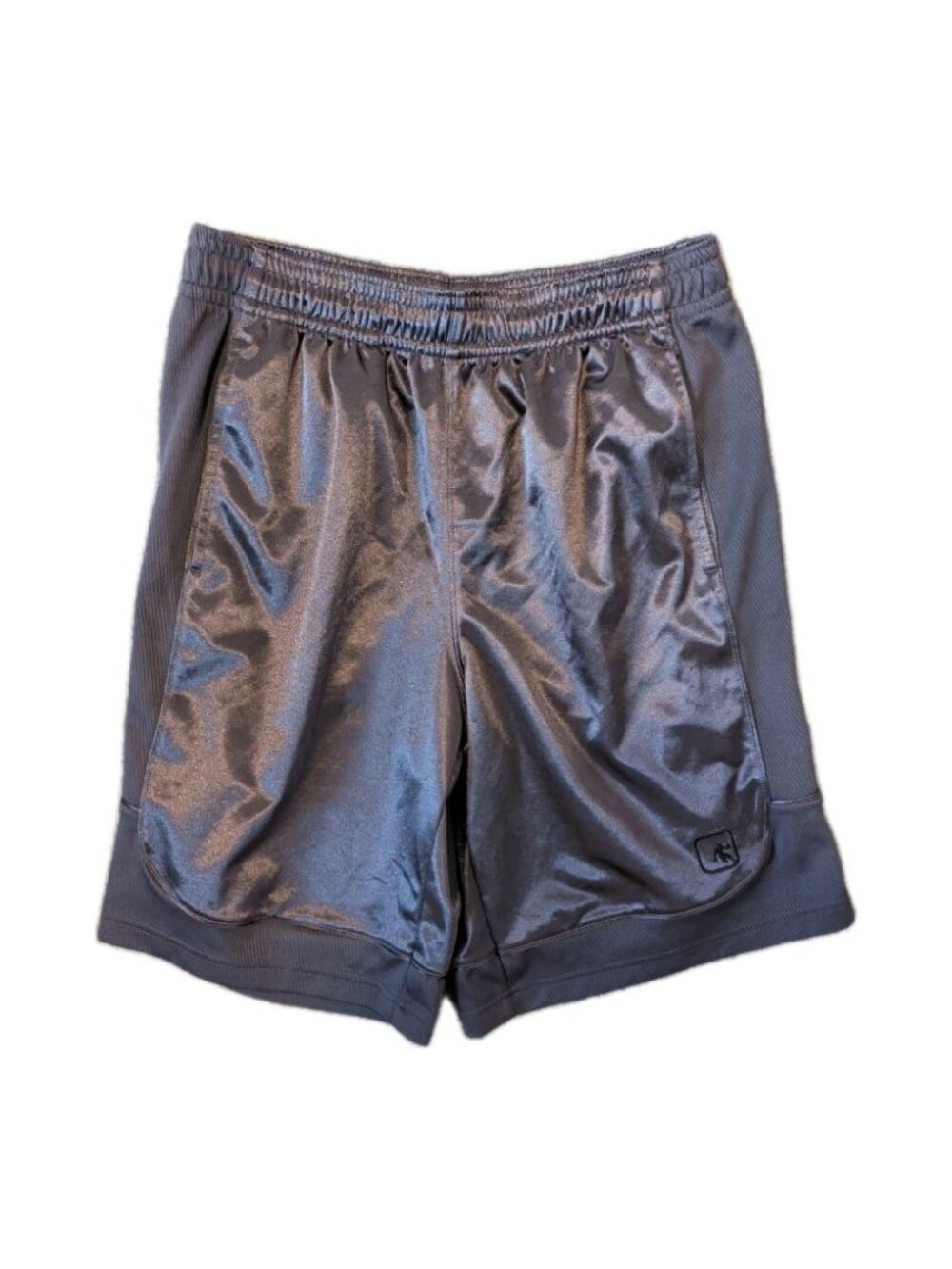 And1 Shorts Mens Medium Black Dazzle Shiny Silky Basketball Baggy Y2K 11"